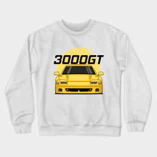 Front Yellow 3000GT 1994 1997 JDM Crewneck Sweatshirt